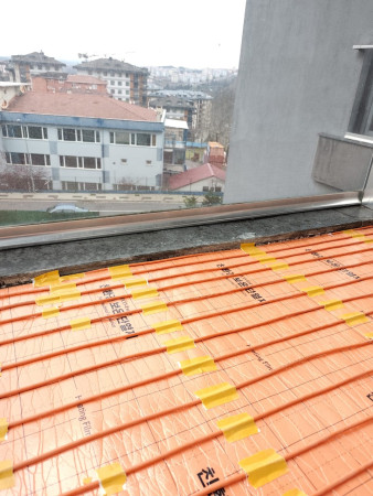 Seramik altı ısıtma,balkon yerden ısıtma (Üsküdar/istanbul)